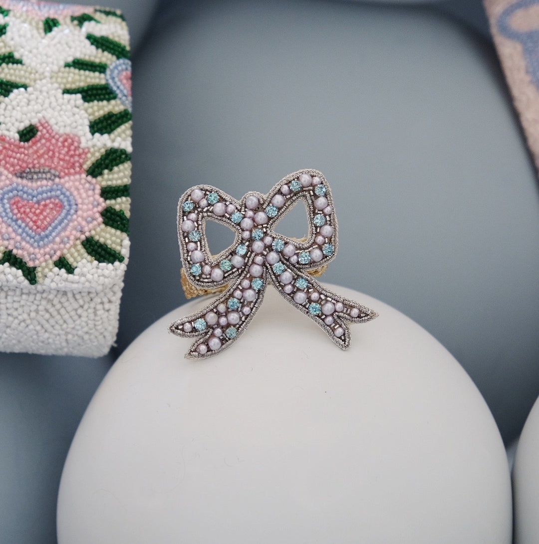 *Clementine Grace in Blue Napkin Ring