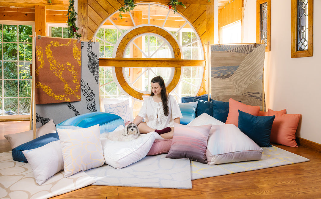Mindfulness Collection with Jill Malek: Flow Camel Rug