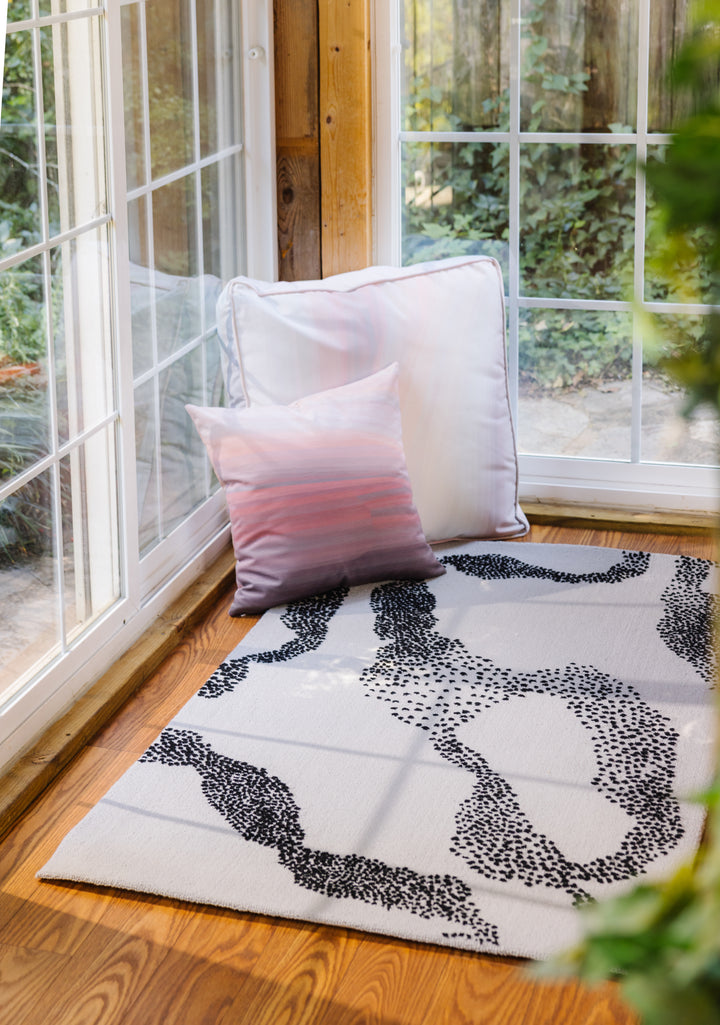 Mindfulness Collection with Jill Malek: Migration Snow Rug