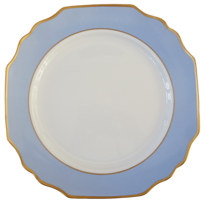 Blue Colorsheen Georgian Dinner Plates Ready to Ship