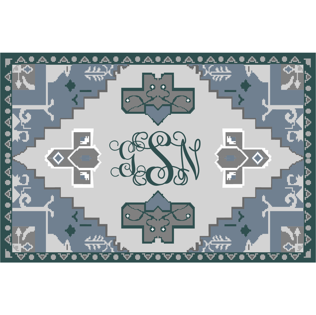 Pisgah (Traditional Hand Knotted Oushak)