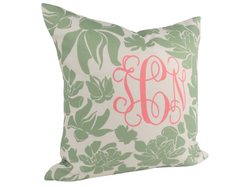 Pistachio and Watermelon "Pinehurst" Collection on Linen