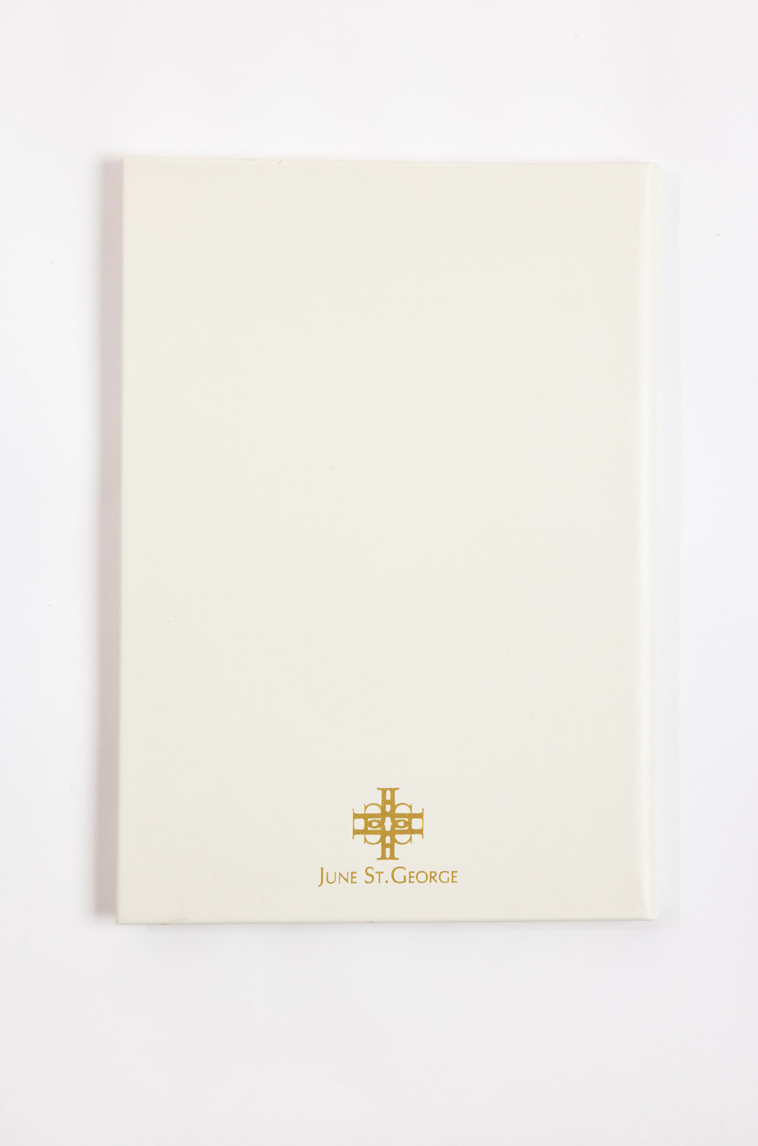 Eloise White Bonded Leather Book - Add a Monogram or Name!