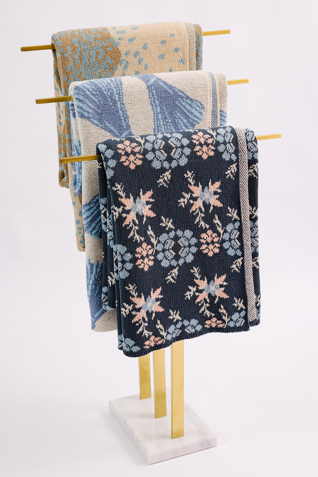 Havana in Blue Knit Blanket