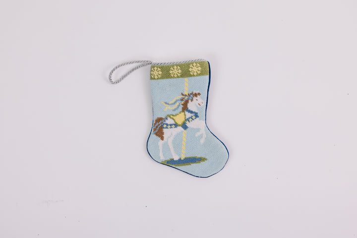 *Carousel Bauble Stocking in Blue