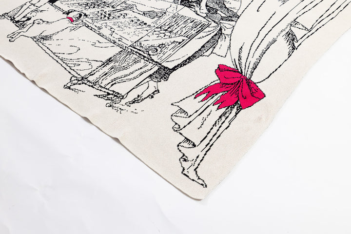 Window Shopping an Eloise Collection Knit Blanket