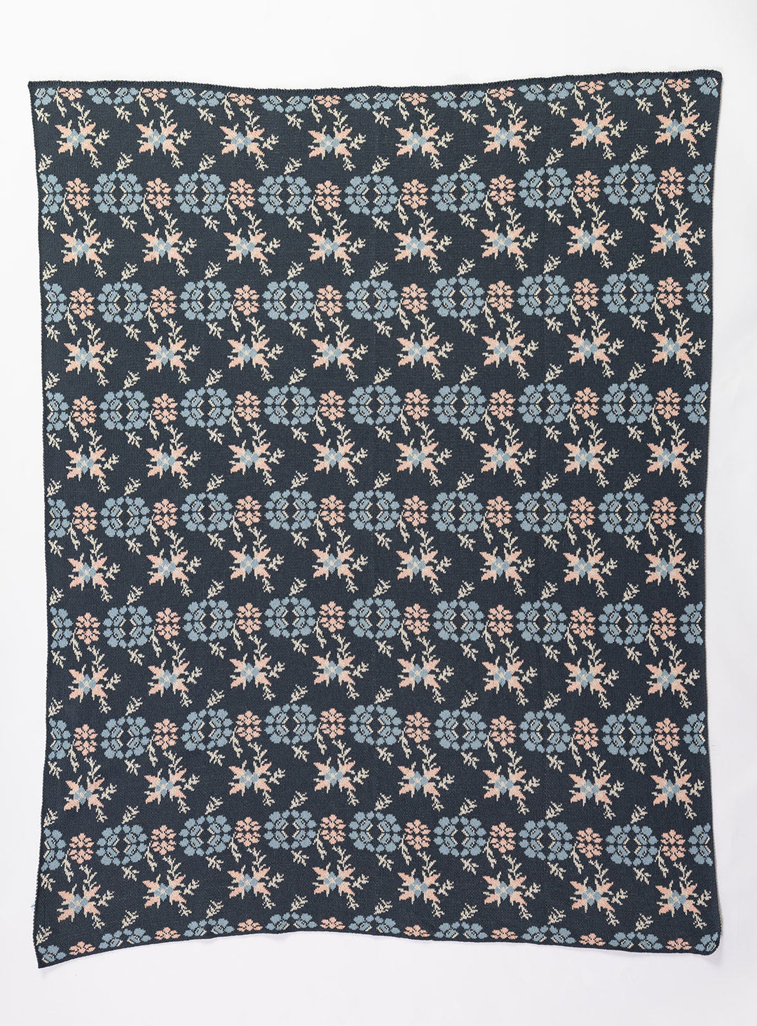 Evelyn in Midnight Knit Blanket