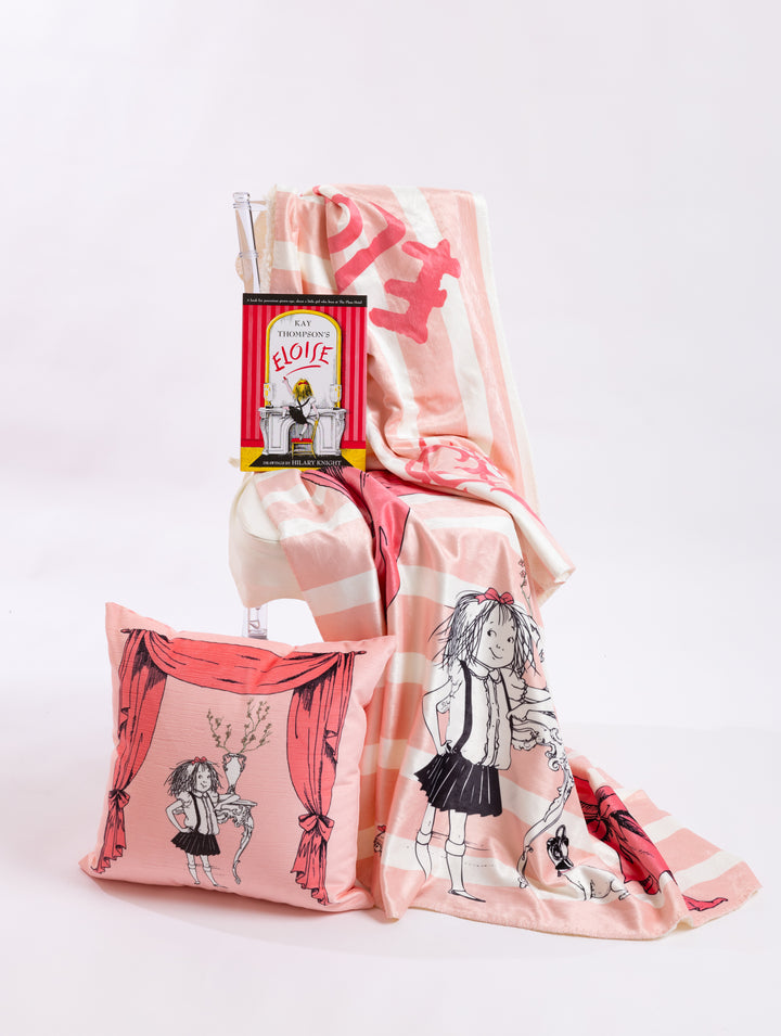 It's Me, Eloise! Bedtime Classic Book, Monogrammed Blanket, Pillow Bundle!