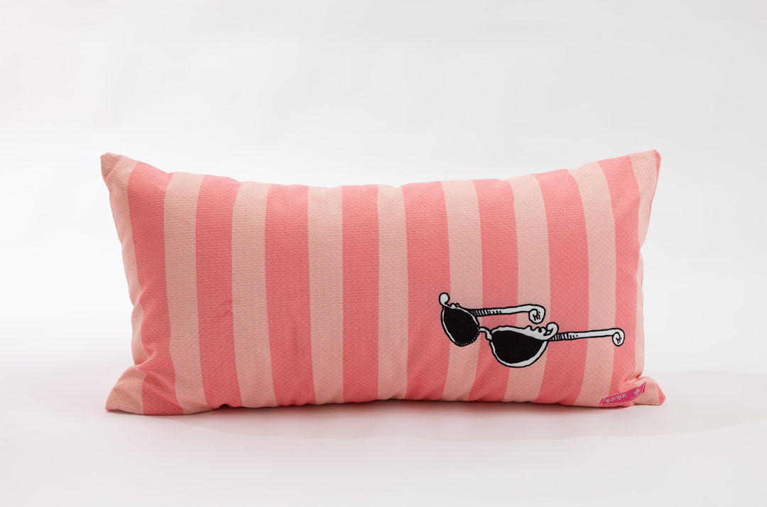 Ready to Ship! Charge It Please! Pillow in Dimpled Ostrich, An Eloise Collection