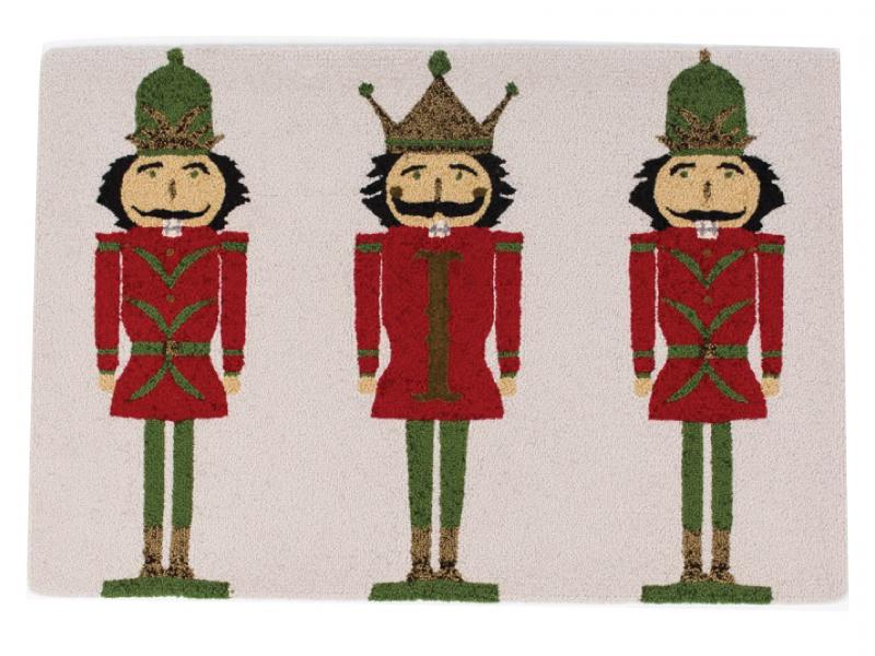 Red And Green Classic Nutcrackers - Add Your Monogram