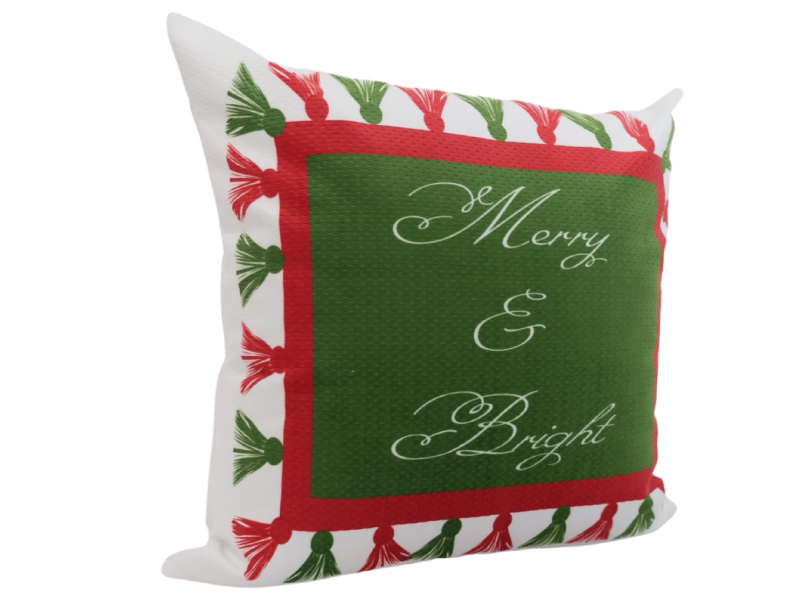 Reversible Christmas Pillow