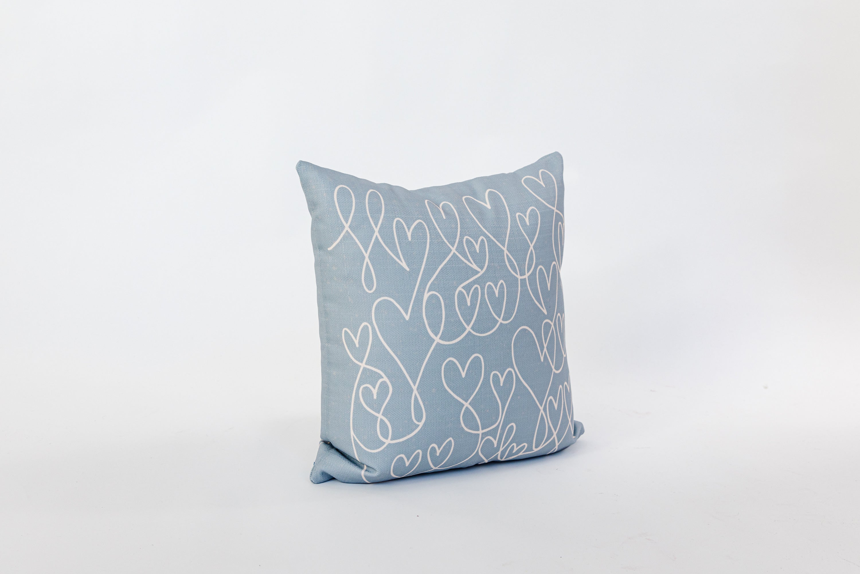 Blue and Cream on Linen - Love Moments by Juliann Lancon
