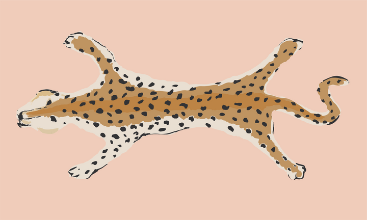 Ready to Ship Dana Gibson Blush Leopard