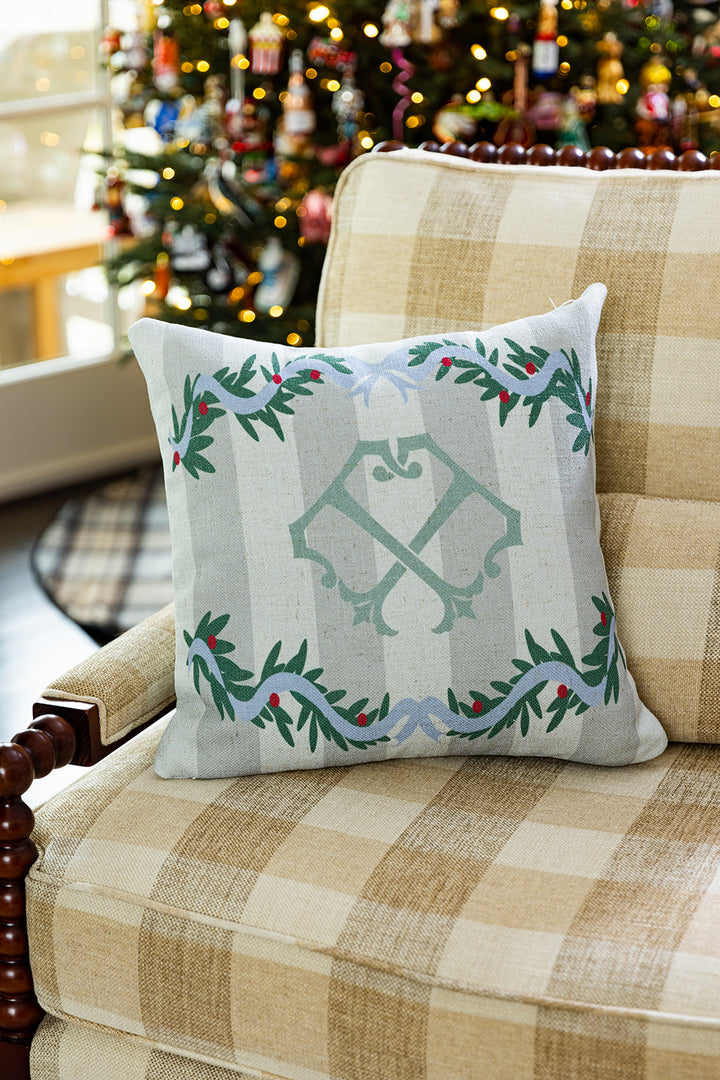 Green Deck the Halls on Donegal - Add Your Monogram