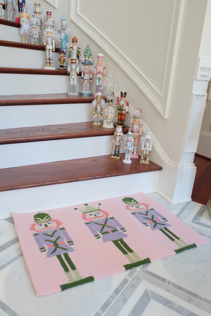 *Ready to Ship Pink Nutcracker Rug